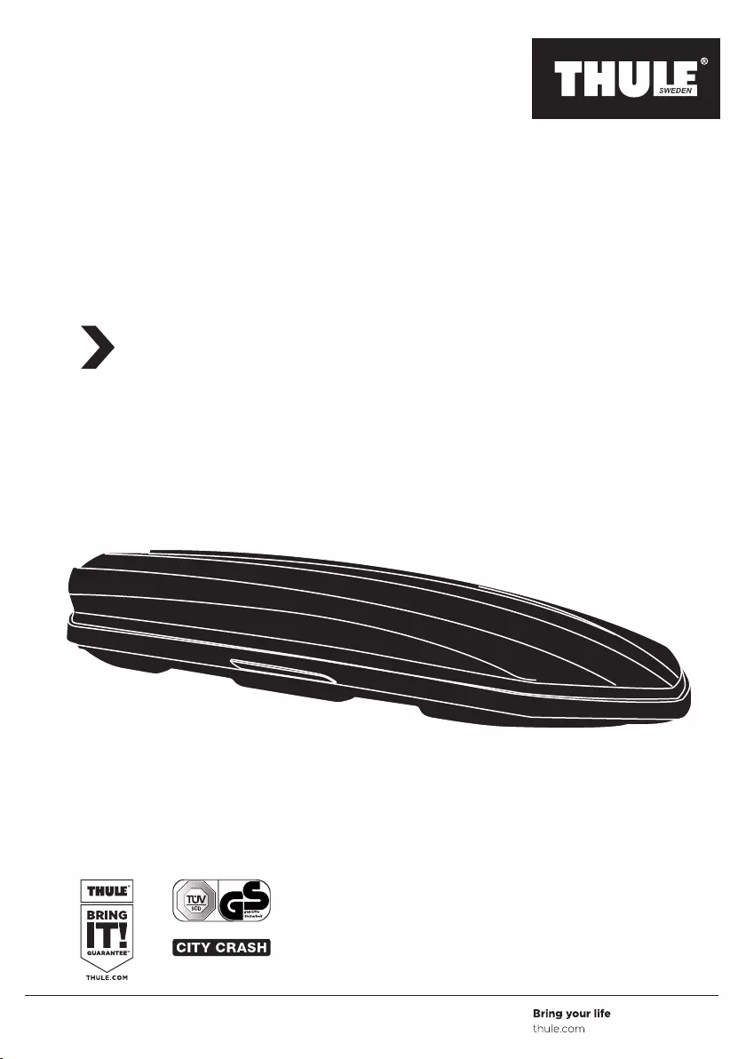 Thule Dynamic 900 User Manual